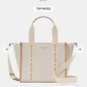 Kate Spade Beige and Tan Tote Bag